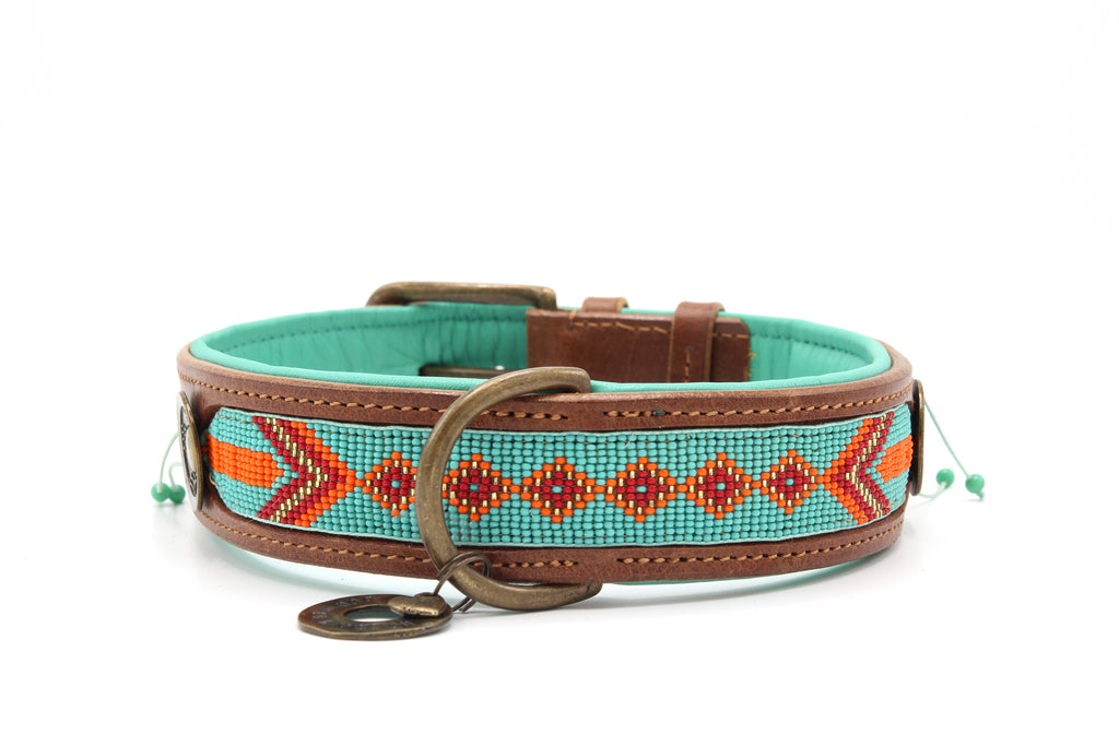Paddy Lee collar close up showing beading
