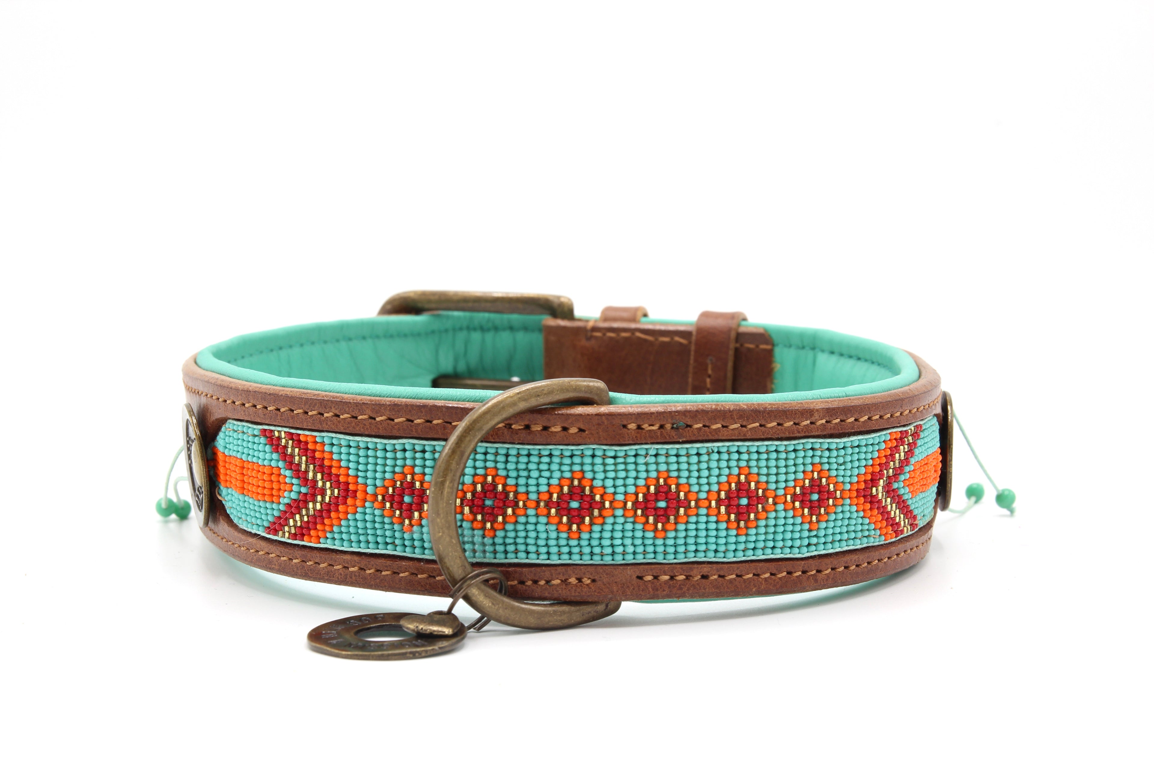 Paddy Lee collar close up showing beading